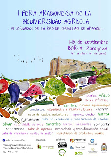 BORJA. Feria aragonesa de la biodiversidad agrícola. VI Jornadas de la Red de Semillas de Aragón (del 11 al 13)