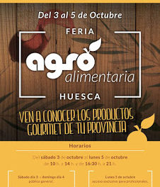 HUESCA. Feria agroalimentaria (del 3 al 5 de octubre)