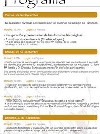 PANTICOSA. Jornadas micológicas (del 25 al 27)