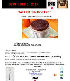 Taller de postres (jueves, 17)