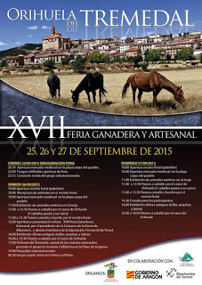 ORIHUELA DEL TREMEDAL. Feria ganadera (del 25 al 27)