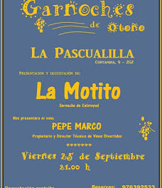 Presentación de vino en La Pascualilla (viernes, 25)