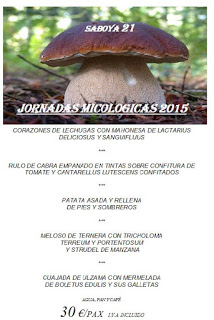 TARAZONA. Jornadas micológicas (octubre)