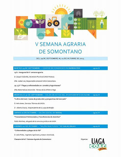 SOMONTANO. Semana agraria (del 29 al 2 de octubre)