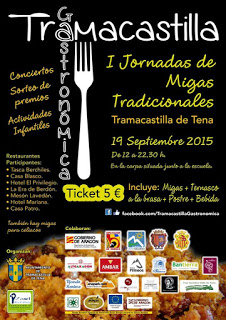 TRAMACASTILLA DE TENA. I Jornada de Migas Tradicionales (sábado, 19)