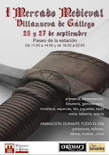 VILLANUEVA DE GÁLLEGO. Mercado medieval (días 26 y 27)