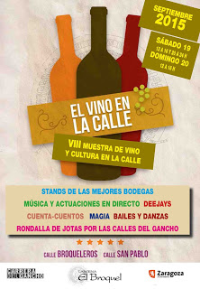 Muestra de vino y cultura en la calle (sábado y domingo, 19 y 20)