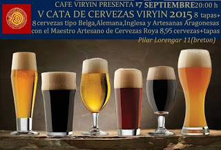 Cata de cervezas (jueves, 17)