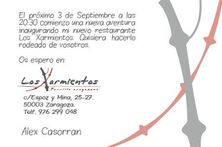 Inauguración del restaurante Los Xarmientos (jueves, 3)