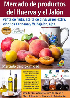 LA ALMUNIA DE DOÑA GODINA. Mercado de productos de Cariñena y Valdejalon (sábado, 24)