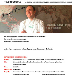 HUESCA. Charla informativa sobre la telurococina (viernes, 23)