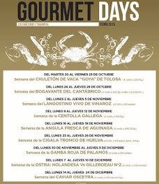 Gourmets Days en LOS CABEZUDOS y TRAGANTÚA, bogavante del Cantábrico (del lunes, 26, al jueves, 29)