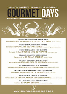 Gourmets Days en LOS CABEZUDOS y TRAGANTÚA, bogavante del Cantábrico (del lunes, 26, al jueves, 29)