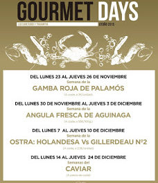 Gourmets Days en LOS CABEZUDOS y TRAGANTÚA, angula de Aguinaga (del lunes, 30, al jueves, 3)