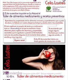 Taller de alimentos medicamento (sábado, 21)