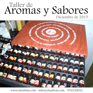 Taller de aromas y sabores en AZAFRÁN (lunes, 4 de enero)