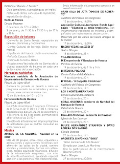 HUESCA. Feria navideña (del 22 de diciembre al 5 de enero)