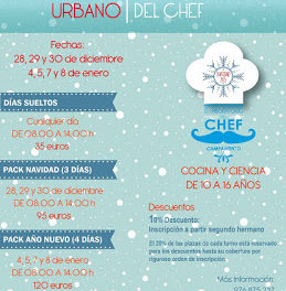 Laboratorio del chef (el 28 al 30 de diciembre y del 4 al 8 de enero)