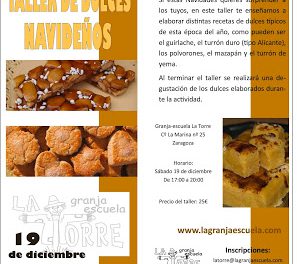 Taller de dulces navideños (sábado, 19)