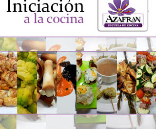 Curso de Iniciación a la cocina en AZAFRÁN (viernes o sábados, hasta el mes de abril)