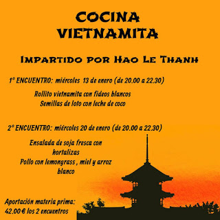 Encuentros gastronómicos. Cocina vietnamita (13 y 20 de enero)