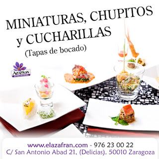 Curso de Miniaturas, chupitos y cucharillas en AZAFRÁN (de martes a jueves, 23 al 25 de febrero)