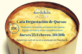 Degustación maridada de quesos (jueves, 25)