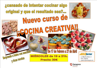 Curso de cocina creativa para jóvenes (miércoles, del 17 de febrero al 27 de abril)