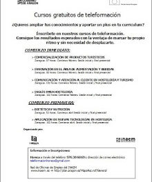 Cursos gratuitos de teleformación (febrero)