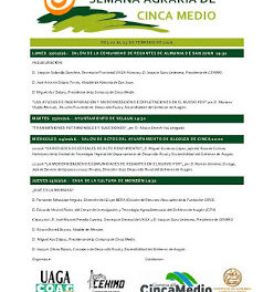 CINCA MEDIO. Semana agraria (del 23 al 25)