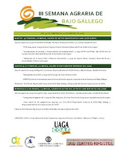 BAJO GÁLLEGO. Semana agraria (del 23 al 2 de marzo)