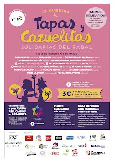 Muestra de tapas y cazuelitas solidarias del Rabal (del 25 de febrero al 6 de marzo)