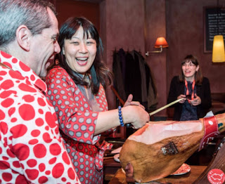 Clase de corte de jamón a cuchillo (jueves, 25)