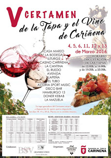 CARIÑENA. V Certamen de la tapa y el vino (del 4 al 6 y del 11 al 13)