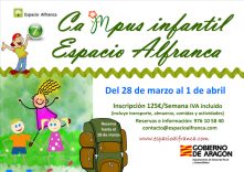 Campus infantil de Semana Santa (del 28 de marzo al 1 de abril)