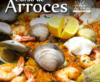 Curso de cocina Arroces en AZAFRÁN (de martes a jueves, del 5 al 7 de abril)