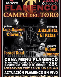 Cena menú flamenco (viernes, 4)