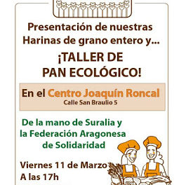 Taller de pan ecológico (viernes, 11)