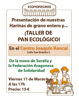 Taller de pan ecológico (viernes, 11)