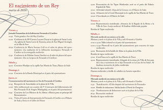 SOS DEL REY CATÓLICO. El nacimiento de un rey (del 10 al 13 de marzo)