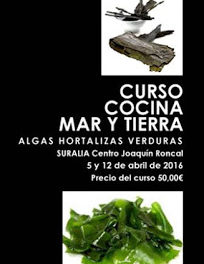 Curso de cocina de algas ecológicas (martes, 5 y 12 de abril)