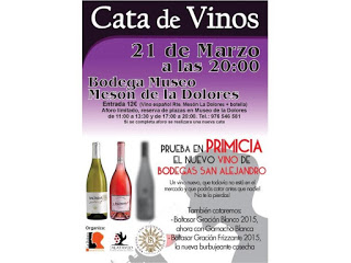 CALATAYUD. Presentación de vino (lunes, 21)