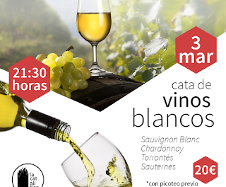 HUESCA. Cata de vinos blancos (jueves, 3)