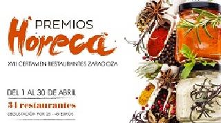 Certamen de restaurantes de Zaragoza, Premios Horeca (del 1 al 30 de abril)