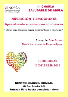 Charla, Nutrición y emociones (miércoles, 13)