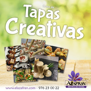 Curso de Tapas creativas en AZAFRÁN (de martes a jueves, del 3 al 5 de mayo)