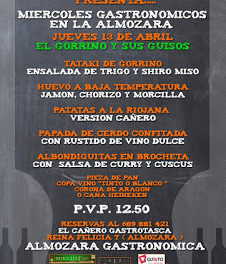 Miércoles gastronómicos en La Almozara (miércoles, 13)