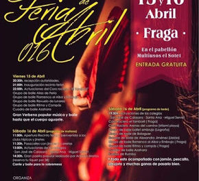 FRAGA. Feria de abril (días 15 y 16)