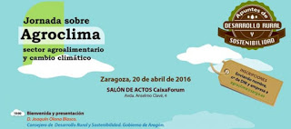 Jornada abierta sobre la adaptación al cambio climático del sistema agroalimentario aragonés (miércoles, 20)