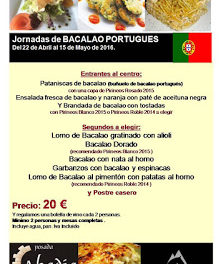 SIÉTAMO. Jornadas de bacalao portugués (del 22 de abril al 15 de mayo)